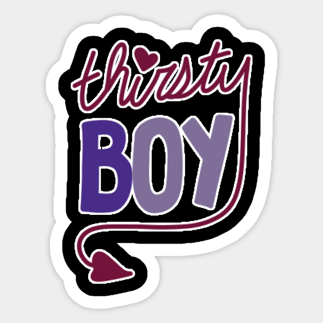 Thirsty Boy Sticker by KadyBeam